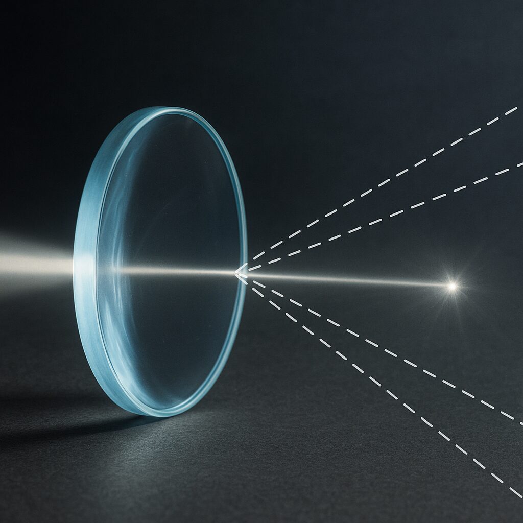 Czym jest ogniskowa soczewki