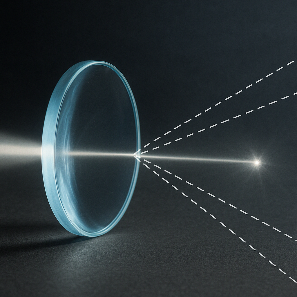 Czym jest ogniskowa soczewki