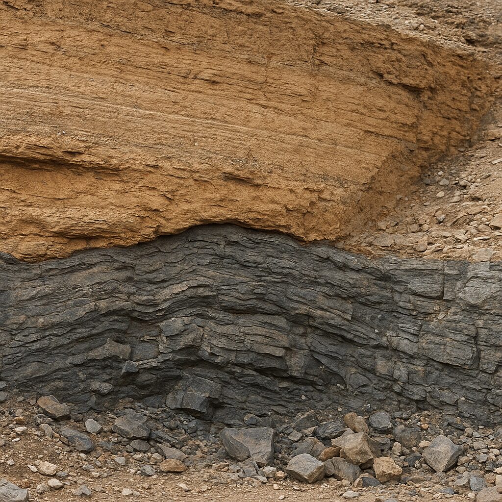 Czym jest niezgodność geologiczna