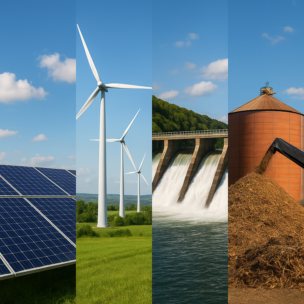 Jakie są rodzaje energii odnawialnej