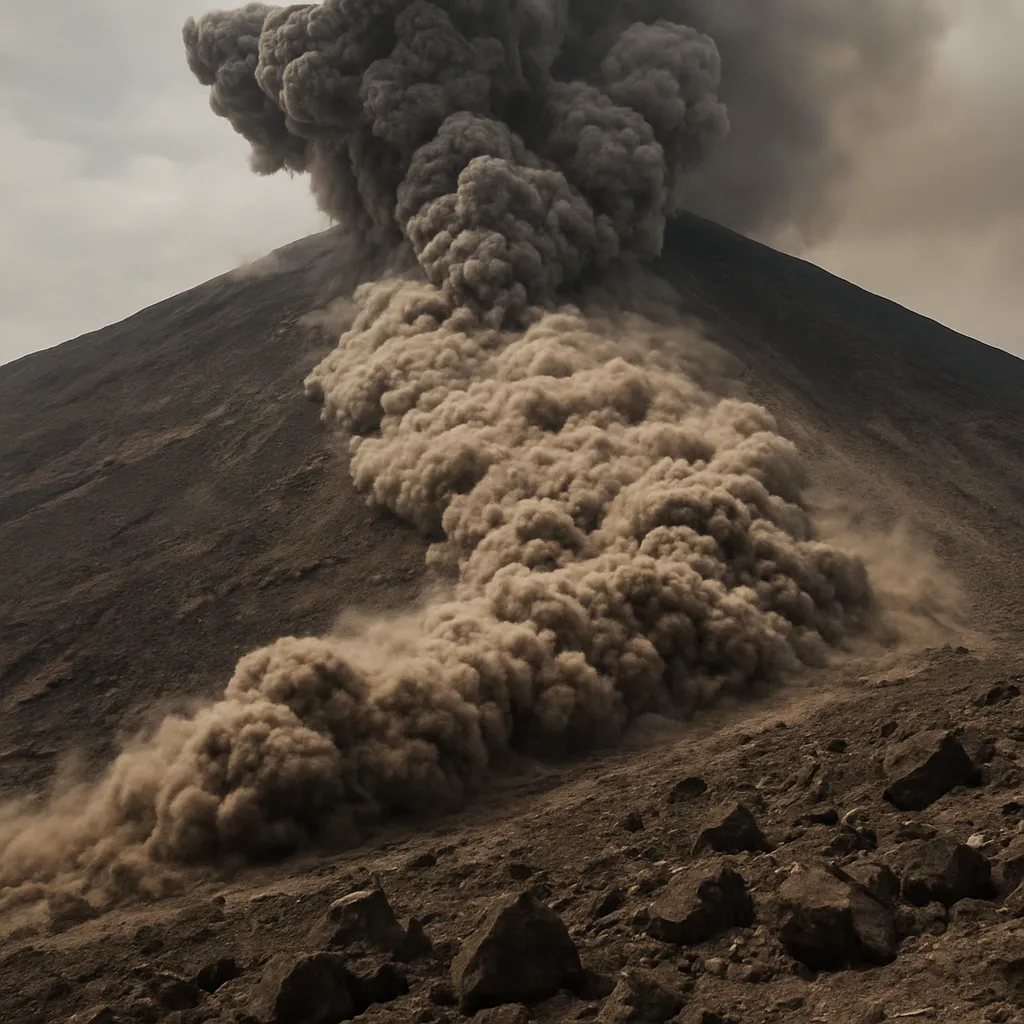 Czym jest wulkaniczne przepływy piroklastyczne